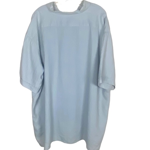 Men’s  3X 100% linen short sleeve button down shirt size - Picture 2 of 7